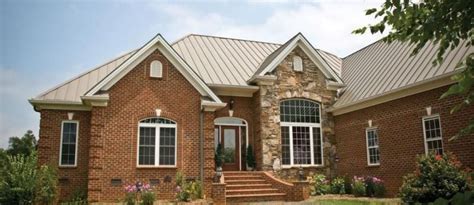 pictures of metal roofs on brick houses|metal roofs on brick homes.